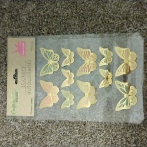 50¢ if bundled butterfly stickers